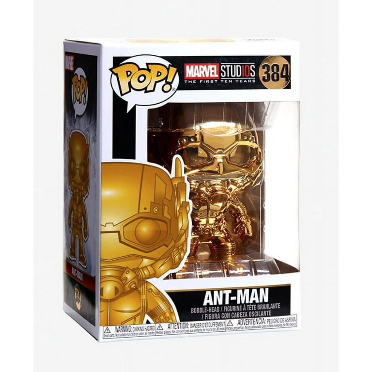 Funko POP! Marvel Studios 10: Ant-Man (Chrome Gold), Vinyl Figure