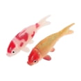 thumbnail image 1 of Realistic Goldfish Models For Aquariums Lifelike Floating Koi Fish Decor Adorable Plastic Fish Statues For Reptile Tanks, 1 of 5