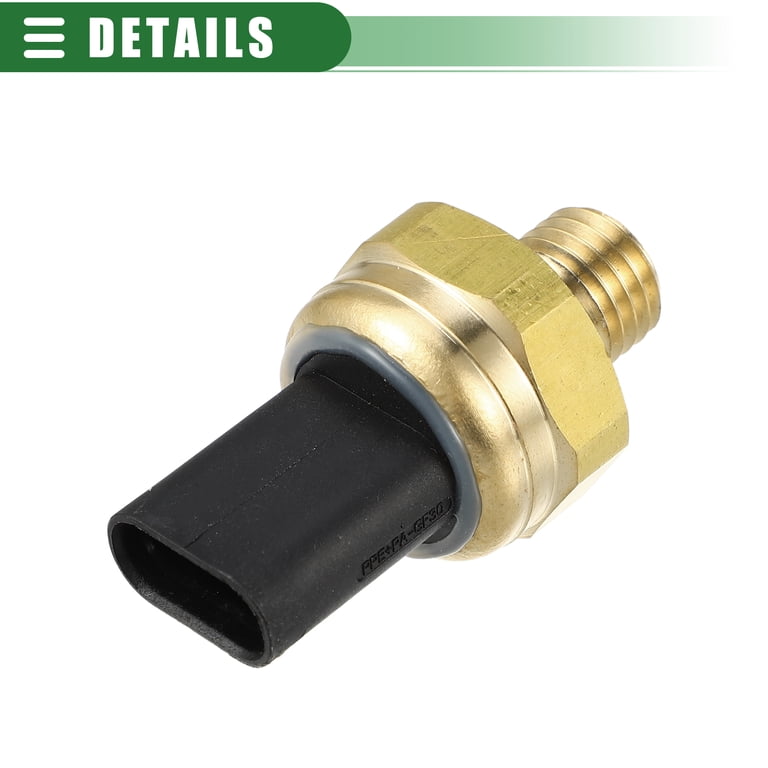 JCCGLOBAL Oil Pressure Sensor Switch 12617592532 - Gold Plunger Actuator, Automatic Operation