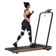 thumbnail image 1 of Aukfa 2.25HP Electric Folding Treadmill with LCD Display for Home Gym - Black, 1 of 1