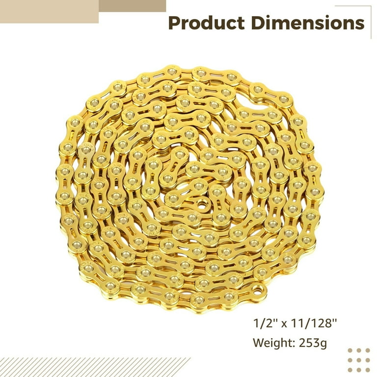 Shimano 11 speed gold chain hotsell