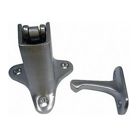 Manufacturer Varies Automatic Door Holder,Satin Chrome,Wall 33J787