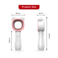 thumbnail image 2 of Ventilador portátil XTY111 sin aspas, diseño compacto y silencioso, 3 velocidades ajustables, batería recargable de 1000mAh, disponible en blanco y rosa., 2 of 6