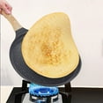 thumbnail image 4 of Non Stick Crepe Pan, Granite Coating Dosa Pan for Cooking, Flat Skillet for Tortillas, Omelette, Pancake Maker, 4 of 8