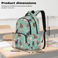 thumbnail image 7 of Yspwyqan Backpack Set for Kids, Western Horse Floral Backpack Set Kids Girls 4 Piece, 600D Polyester Lightweight Large Capacity Laptop Bags for High School, 7 of 7