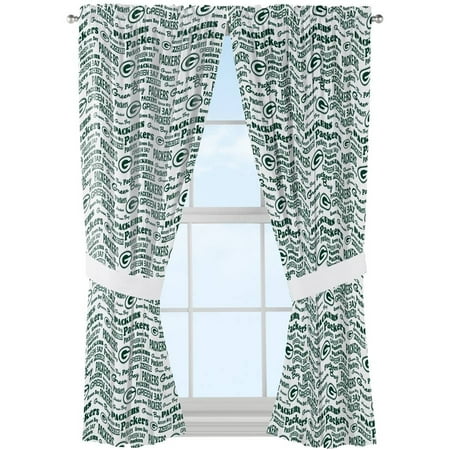 Nfl Green Bay Packers Anthem Window Curtain Panels Nfl Green Bay Packers Anthem Window Curtain Panels