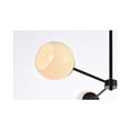 thumbnail image 5 of Briggs 32 inch pendant in black with white shade, 5 of 8