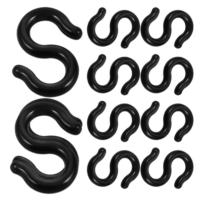 Miangastore 10pcs Brake Line Clips Auto S Shaped Brake Line Retainer Plastic Brake Hose Lock Bracket Retaining Clip Universal Brake Cable Clamps Replacement for Vehicles Trucks