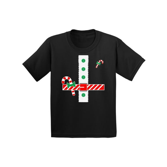 Awkward Styles Christmas Tuxedo Shirt for Kids Awkward Styles Tuxedo Shirt for Children Santa's Helper Funny Elf Holiday Party T-Shirt Xmas Gifts for Youth Christmas Tee