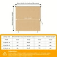 thumbnail image 4 of Outdoor Roller Shades - Waterproof Cordless Sun Shade for Patio, Porch & Pergola - 6'x6' & 8'x6' in Mocha/Khaki, 4 of 10