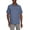 Blue, variant on Men’s UPF 50 Sun Protection Short Sleeve Relaxed Fit Woven Tech Shirt (Yellow, 3X-Large)