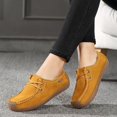 thumbnail image 4 of Big Size Women's Casual Loafers Leather Shoes Lightweight Casual Walking Shoes Female Moccasins Classic Penny Loafer Flats Boat Shoes, 4 of 8