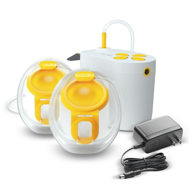 Extractor de leche Medela, de estilo enchufable, con vasos colectores