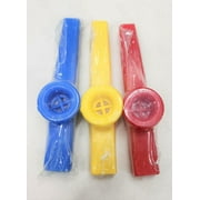 Set of 3 |Woodstock Percussion Plastic Kazoo Blue, Red & Yellow