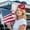 Red #3, variant on Vaidha Patriotic Independence Day Hat & Hairpin Set | Red White & Blue Star Headwear for Adults Kids & Pets | 4th of July Party Accessories & Holiday Decorations