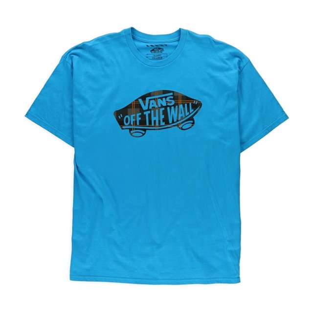 Camiseta gráfica Vans Plaidical II Azul XX-Large