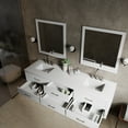thumbnail image 4 of Castor 80 in W White Double Bath Vanity, White Quartz Top, and Faucet Set, 4 of 10