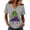 Gray, variant on Womens Halloween Shirts V Neck Tee Short Sleeve Zombie Hand Rising From Graveyard Graphic Casual Spooky Party Top,Black(XXXL)
