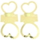 thumbnail image 2 of GOOHOCHY 2 cajas de regalo decorativas para bodas, flores, bolsos y embalajes (doradas), 2 of 8