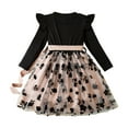 thumbnail image 6 of Zshosam Toddler Long Sleeve Dresses Girls Elegant Winter Clothes Toddler Teens Cute Fashion Dresses Size 6T 7T,(Black 6-7 Years), 6 of 7