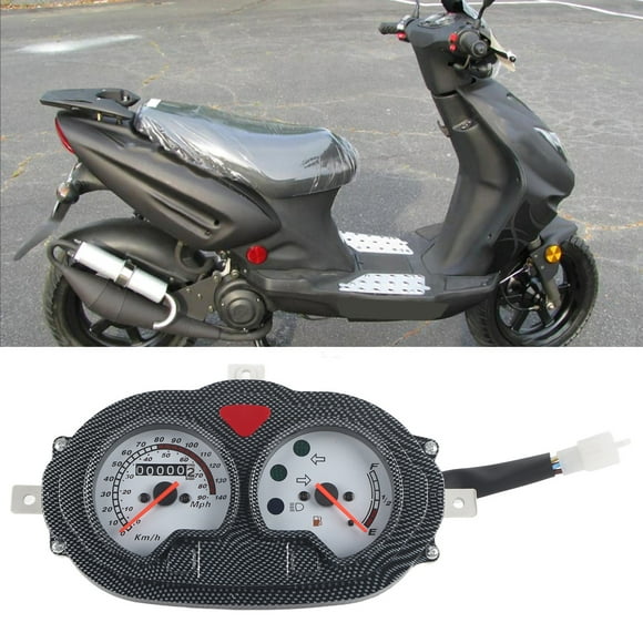 Meter Universal Vintage Style Motorcycle Scooter Speedometer Plastic Dash Instrument for Motorcycles Scooter