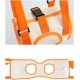 thumbnail image 4 of Arnés de asistencia naranja para perros (talla S: cintura 28-36 cm, circunferencia de la pierna 17 cm), arnés de soporte de malla para elevación de perros, arnés de equilibrio deportivo para rehabilit, 4 of 5