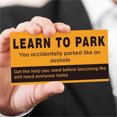 thumbnail image 5 of Begzeat 50Pcs Bad Parking Cards, Learn To Park - Bad Parking Business Cards, Ridiculous Parking Pranks, Funny Parking Violation Tickets with Multi Violation Reasons (50pc), 5 of 9