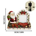 thumbnail image 3 of Santa Wooden Tabletop Picture Frame, Festive Desktop Family Photo Display Ornament 7.08"x5.9", 3 of 6