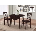 thumbnail image 1 of KB D51 Dinette Set, Cappuccino - 3 piece, 1 of 1