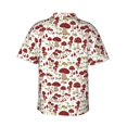 thumbnail image 3 of Goofa Mushroom Hawaiian Shirt for Men, Unisex Summer Beach Casual Short Sleeve Button Down Shirts,Aloha Tropical Floral print shirt-, 3 of 9