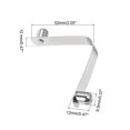 thumbnail image 2 of Uxcell 12x9.5mm Kayak Paddle Snaps, Solid Button Double Pins Lock Tube Spring Clips for Tent Pole, 8 Pack, 2 of 6