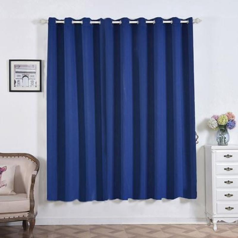 Navy Blue Blackout Curtains | 2 Packs | 52 x 84 Inch Grommet Curtains
