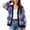 Purple, variant on Women Y2k Aesthetic Cardigan Sweaters Argyle Long Sleeve Open Front Knitted Sweaters (Red L)