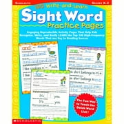100 Write And Learn Sight Word Practice Pages, Grades K-2