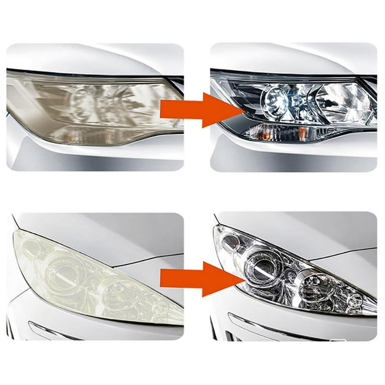 XIRUJNFD Car Headlight Repair Fluid, Headlight Polish, Headlight  Restoration Kit, Headlight Cleaner and Restorer Kit, Instantly Remove  Oxidation, Dirt
