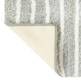 thumbnail image 5 of Mineral Spring Spa Luxe Stripe Polyester Tufted Bath Rug, Restoration Green, 20" x 32", 5 of 7