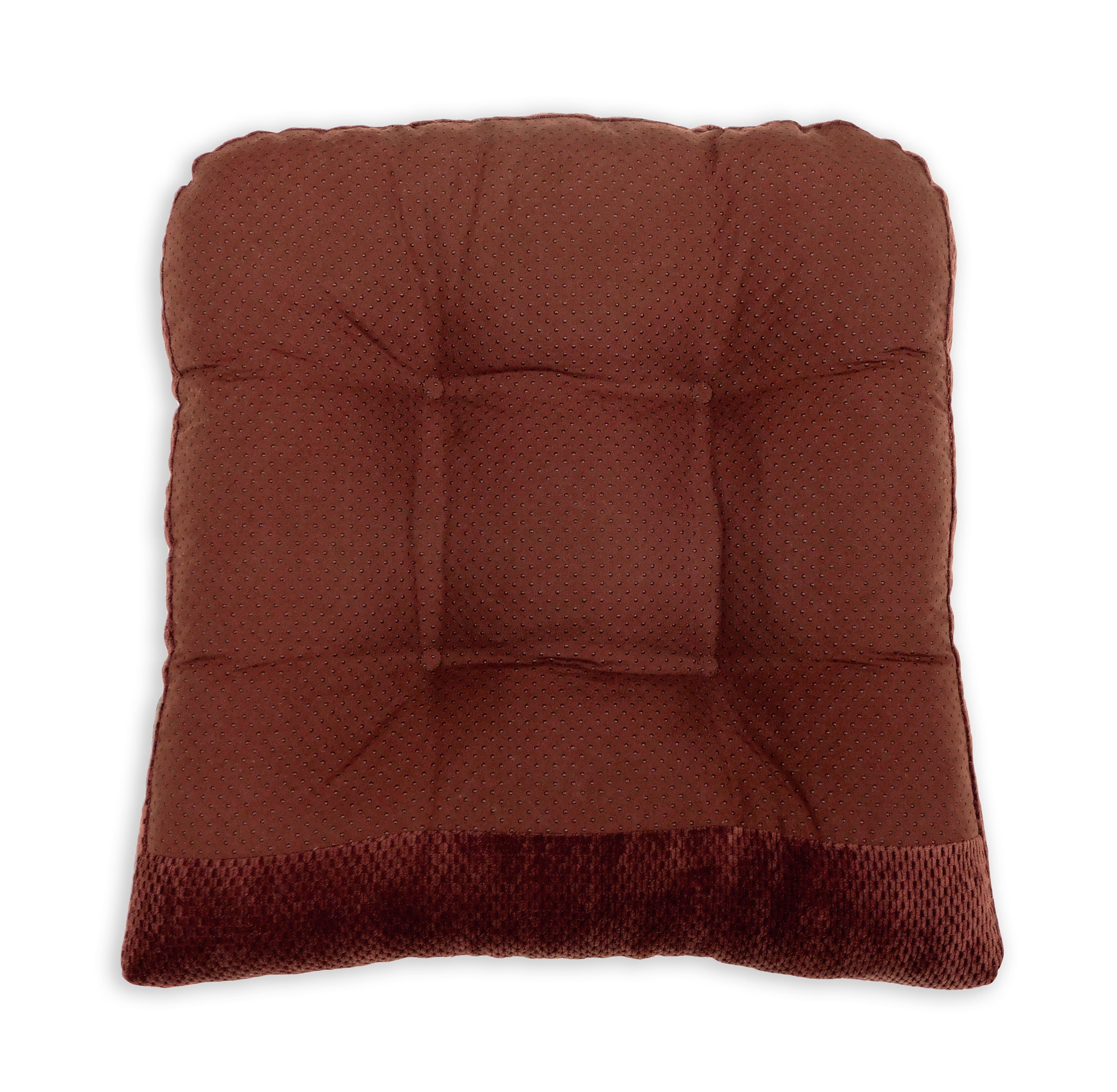 Delano Set of Two (2) Chair Cushions Burgundy (Red) - Memory Foam