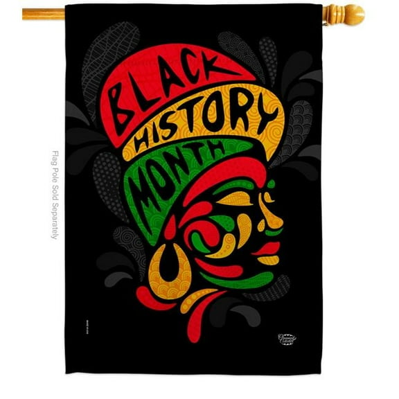 Ornament Collection  28 x 40 in. African-American Month Black History Lives Matter Double-Sided Decorative Vertical House Flags - Decoration Banner Garden Yard Gift