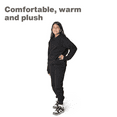 thumbnail image 6 of EVERYDAY KIDS Girls Fleece Black Crewneck Sweatshirt, 6 of 7