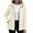 Khaki, variant on FAWUUDO Women's Hooded Windbreaker Jacket Lightweight Water Resistant Casual Anorak Coat Full Zip & Snap Button Windproof Coat Casual Outdoor Travel Coat with Pockets Yellow