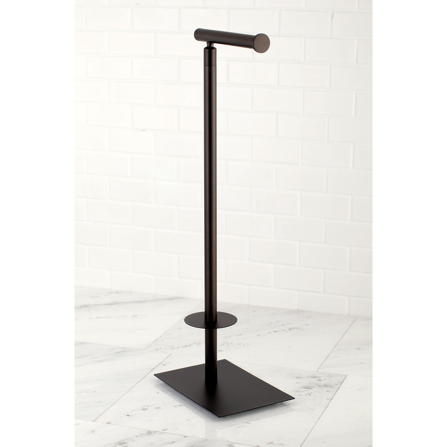 Kingston Brass CC8005 Claremont Freestanding Toilet Paper Stand, Oil Rubbed Bronze