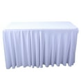 thumbnail image 6 of CanGonggg Black White Red Blue 183*76*76cm Elastic Cover Outdoor Wedding Event Festival Party Rectangular Elastic Tablecloth 10 Foot Tablecloth 90x156 Rectangular Tablecloth Tablecloths for Rectangle, 6 of 6