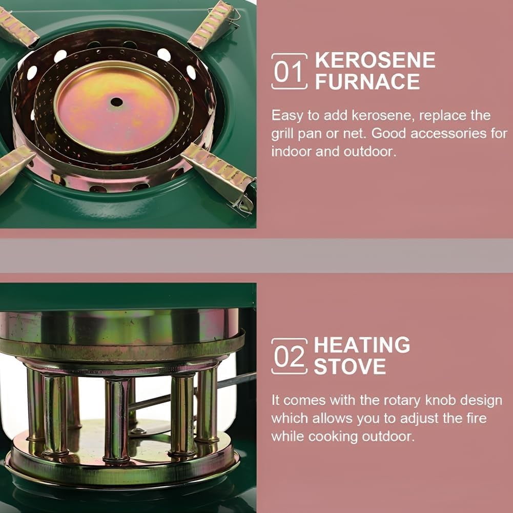 Kerosene Stove, Camping Picnic Stove, Portable Camping Kerosene Diesel Stove, Home Kerosene Burner, Outdoor Camping Cookware