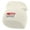 White, variant on Pretty Savage Embroidered 8 Inch Acrylic Short Beanie - Pink OSFM