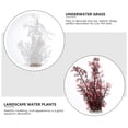 thumbnail image 4 of OUNONA Assorted Color Artificial Underwater Grass for Aquatic Decoration in Fish Tanks 2pcs PE Ceramic, 4 of 8