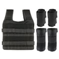 thumbnail image 1 of Max Loading 15kg/35kg Adjustable Vest Weight Exercise Weight Loading Cloth Strength Training with 6kg Leg Weight 5kg Arm Weight (Empty), 1 of 7