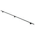 thumbnail image 6 of Industrial Stair Handrail, 8ft Matte Black Cast Iron with T-Structure, Hole-Punch Mounted Safety Rail for Elderly, Indoor Use, 6 of 10