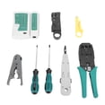 thumbnail image 1 of RJ45 Crimping Tool, Steel Blade Cat5 Cat6 Wire Stripper  Tester Easy Operation RJ Connector Crimper  For Repair, 1 of 8