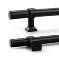 thumbnail image 3 of knobelite 50 Pack Cabinet Pulls 8.8 inch Stainless Steel Kitchen Cabinet Handles Black Zinc Alloy Cabinet Pulls T Bar Drawer Knobs for Bathroom, 3 of 5
