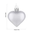 thumbnail image 5 of KCEHTA 36 Pcs Valentine's Day Heart Shaped Ornaments, Heart Ornaments for Christmas Tree, Valentines Day Heart Ornaments, Wedding Anniversary Birthday Party Valentines Hanging Ornaments, 5 of 5